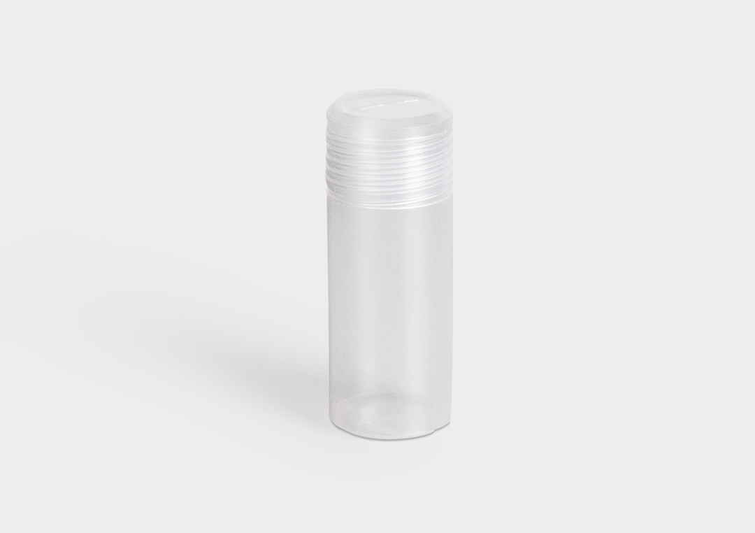 GewindePack: runde Schutz- und Verpackungshülse mit Schraubverschluss.