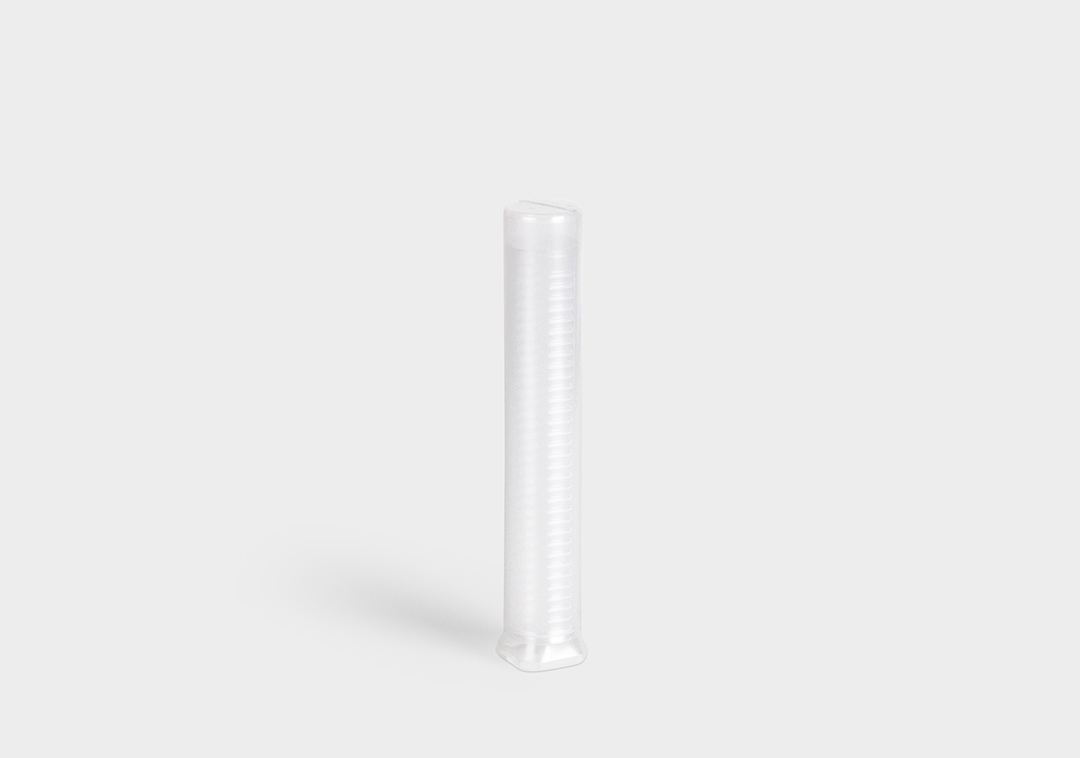 TelePack: a round telescopic packaging tube with ratchet mechanism.